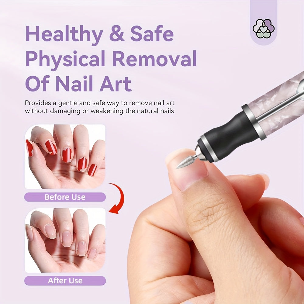 Kit de uñas eléctrico USB, con 4 velocidades, incluye 18 cabezas intercambiables. Ideal para uñas de gel DIY, cuidado de pies, pulido y eliminación de uñas de acrílico. Incluye herramientas de manicura y pedicura. Un regalo ideal para cumpleaños o vacaci