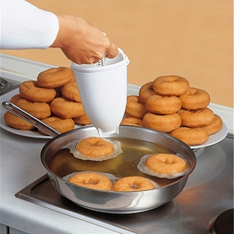 Kit Manual para Hacer Donas Fácil de Usar - Perfecto para Donas Caseras, Ideal para Hornear en Casa y Fiestas - No Requiere Baterías