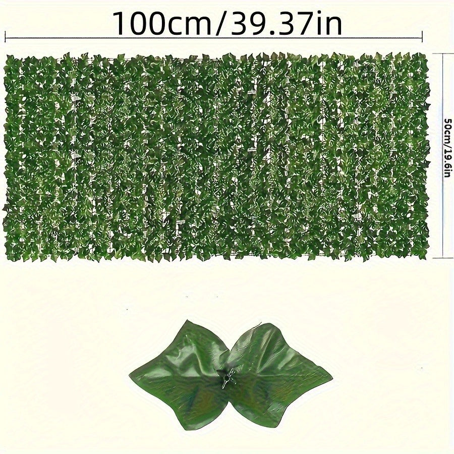 ¡Transforma tu jardín! Cerca artificial de hiedra de 150 cm, verde exuberante todo el año sin mantenimiento. Flexible y fácil de usar, ideal para diversos espacios. Agrega un toque de naturaleza a tu hogar y crea un refugio poético al instante