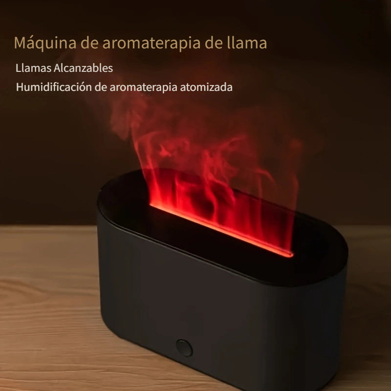 1 pza., Máquina de aromaterapia con llama USB colorida, luz de ambiente de gradiente colorido, humidificador de aceite esencial de aromaterapia silencioso para el hogar, oficina, hotel, habitación con aire acondicionado, batería no incluida, uso con alim