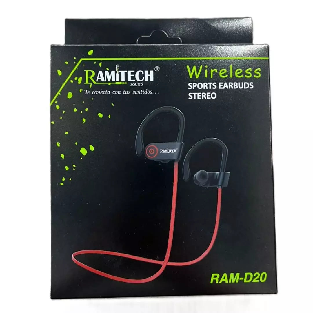 Audífonos Bluetooth Con Agarre De Oreja RAM-D20