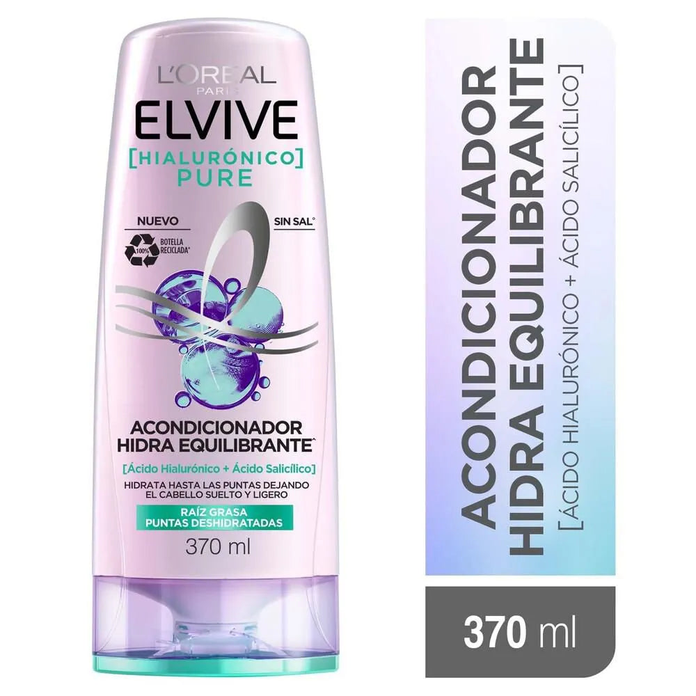 ACOND ELVIVE 370ML HIALURONICO