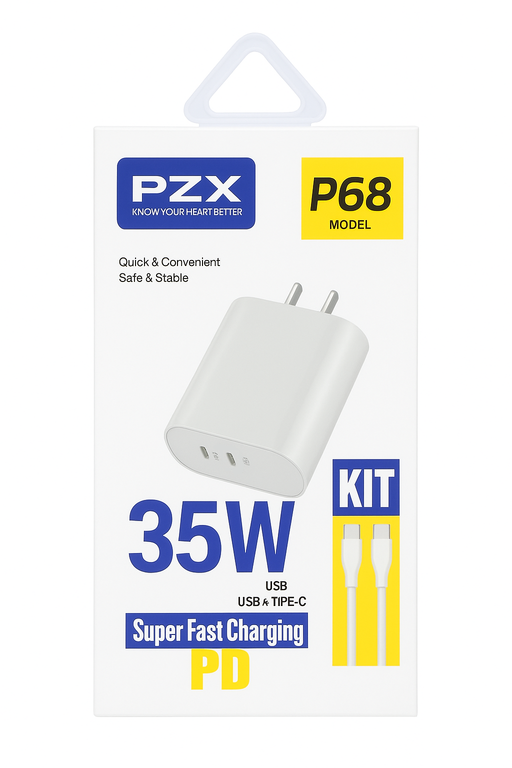 Cargador Para Celular Carga Rapida PZX P68