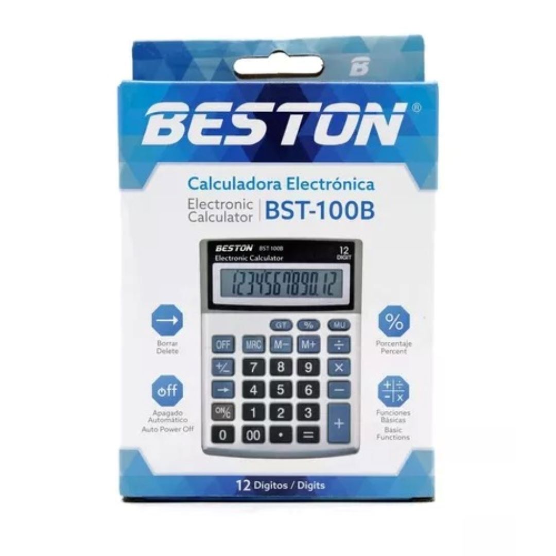 Calculadora Electrónica Beston De 12 Dígitos BST 100B
