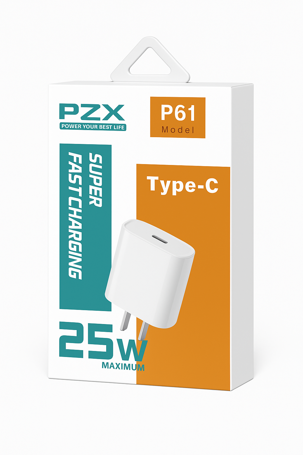 Cargador Para Celular Cable Type C / Type C Con Cabezal + Cable PZX P61