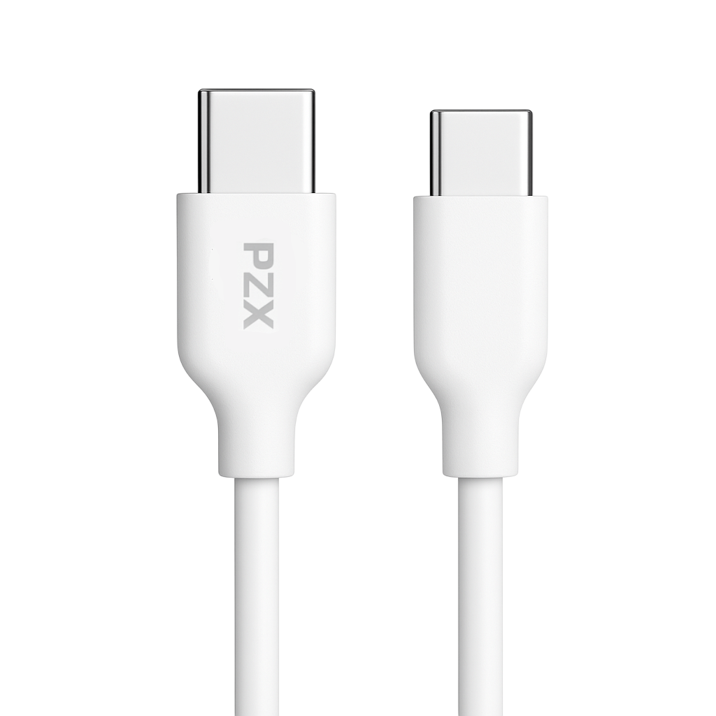 Cargador Para Celular Cable Type C / Type C Con Cabezal + Cable PZX P61
