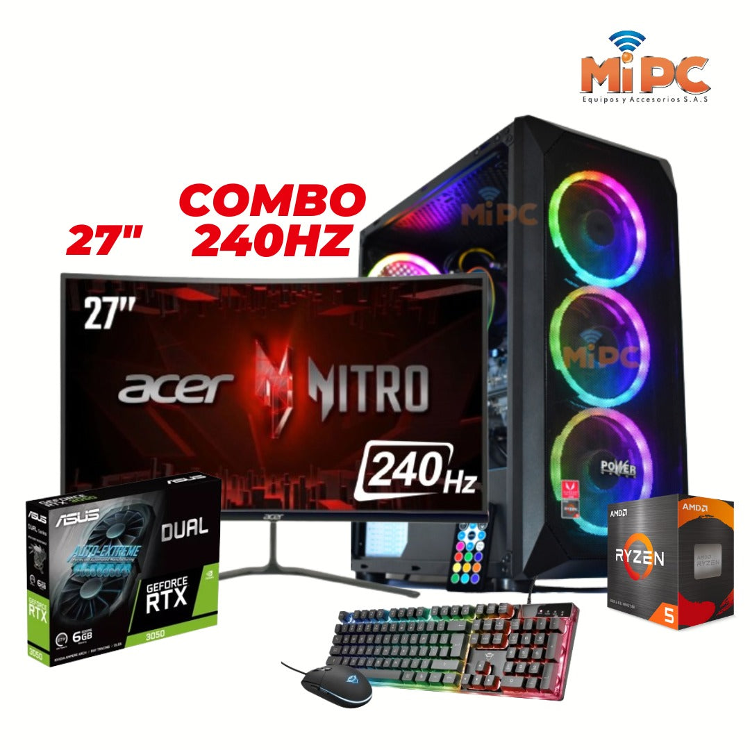 Pc Gamer Completo Ryzen 5 5600g / Tarjeta de Video Dedicada