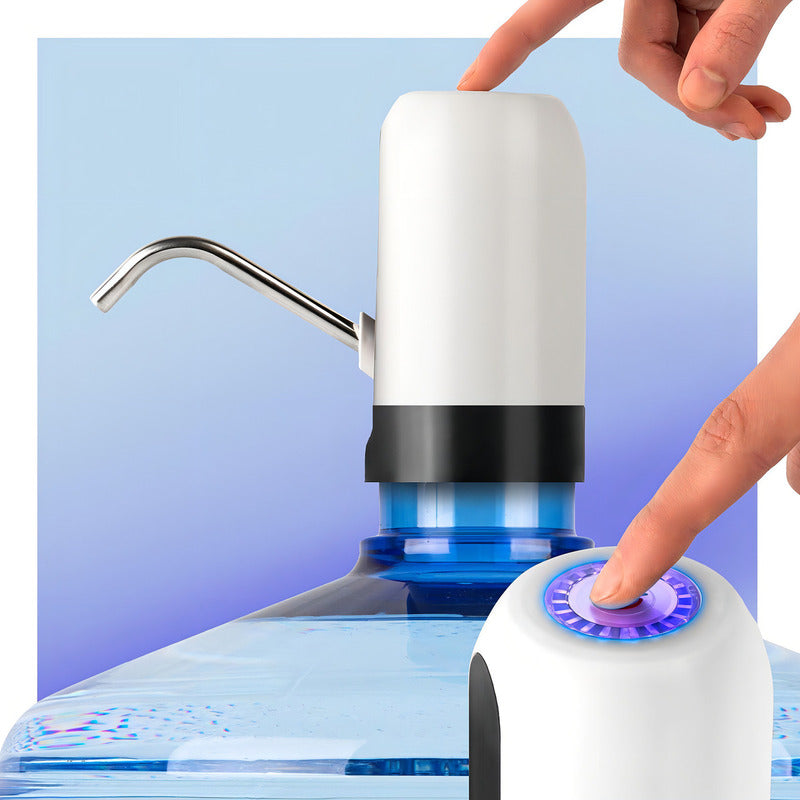 Bomba Electrica Dispensadora De Agua Botellón Chef Master 803200 Color Negro