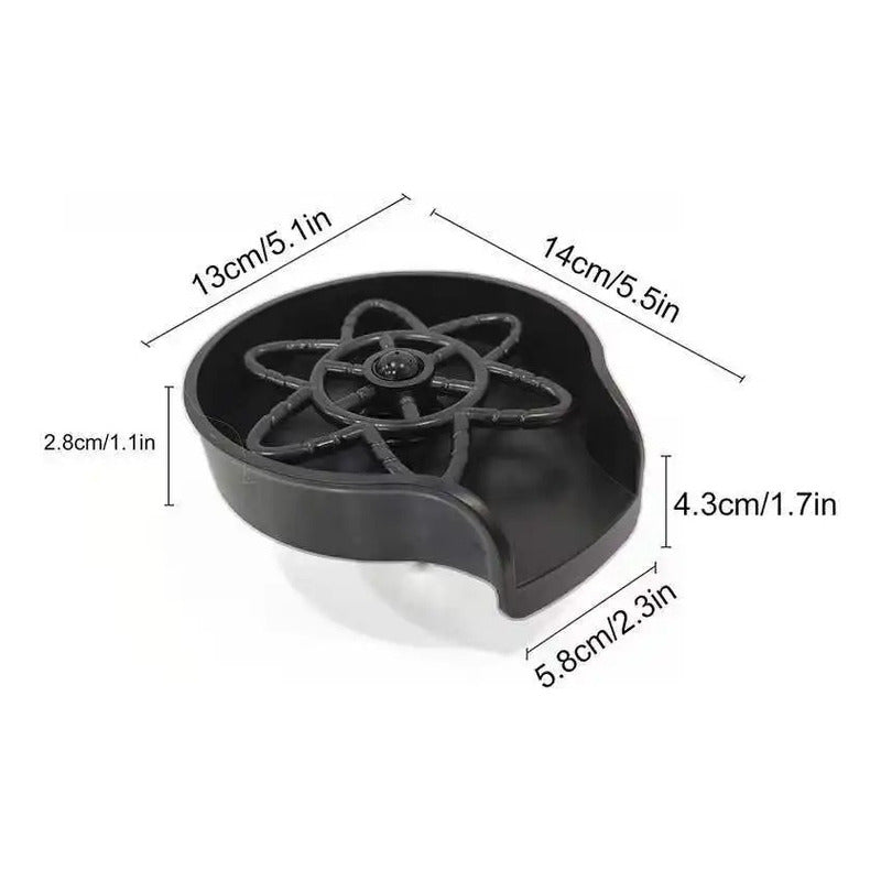 Limpiador Lava Vasos Automatico Herramienta Enjuage Cocina