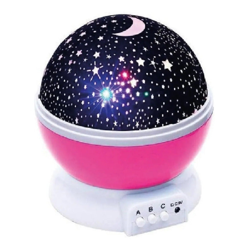 Lampara Rotatoria Proyector Cielo Estrellas Noche Dormir Luz