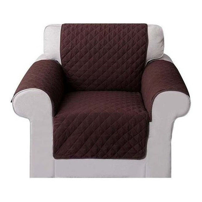 Protector Cubre Sofa 1 Puesto Forro Para Muebles Doble Faz