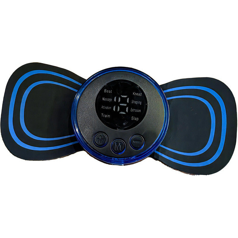 Masajeador Portátil Recargable Para Dolor De Espalda, Cuello Y Espalda, Color Negro