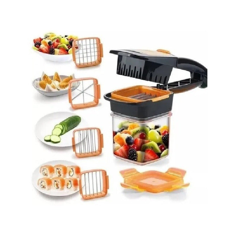 Nicer Ayudante Cocina Quick 5 En 1 Picatodo 7 Piezas