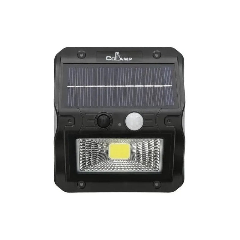 Lampara Reflector Solar Sensor Resistente A Salpicadura 108 Color De La Carcasa Negro