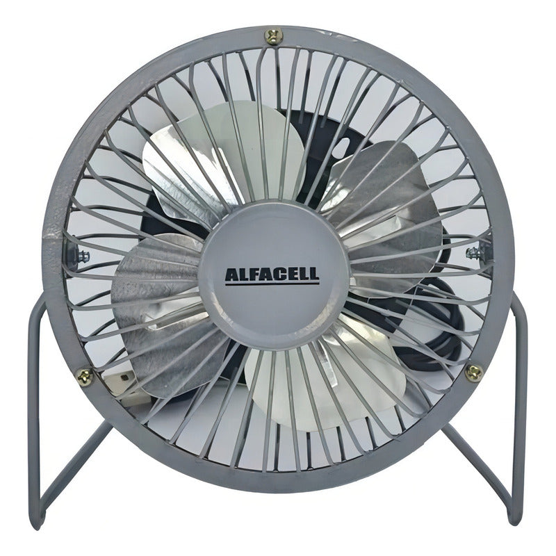 Ventilador De Mesa Alfacell Mini Ls-904 Con 4 Palas, 15cm De Diámetro 110v