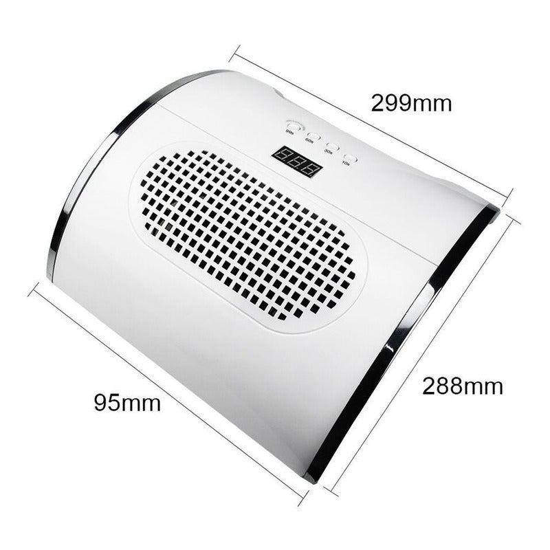Lampara Uñas 3 En 1 Pulidor, 54w, 25000rpm Ventilador