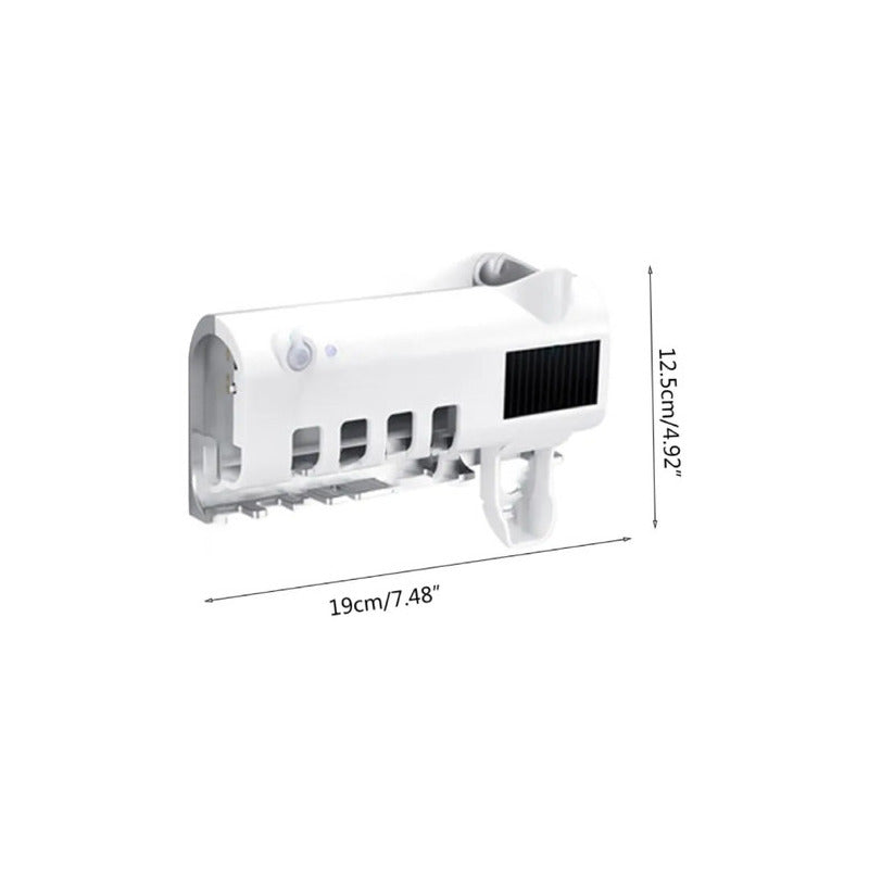 Porta Cepillo Dispensador De Crema Dental Con Esterilizador