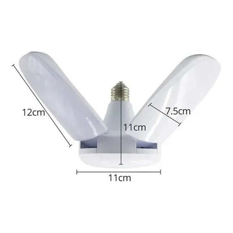 Lámparas Led Bombillos Lamparas De Techo Decorativos 4 Aspas