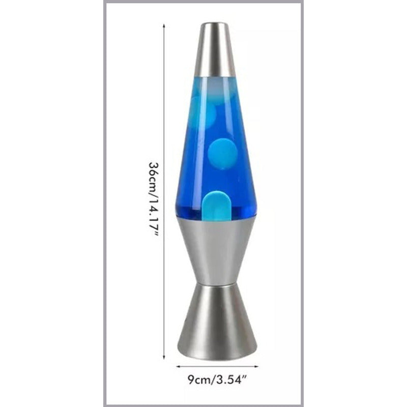 Lampara De Lava Luz Creativa Decorativa Volcan De Cera Color