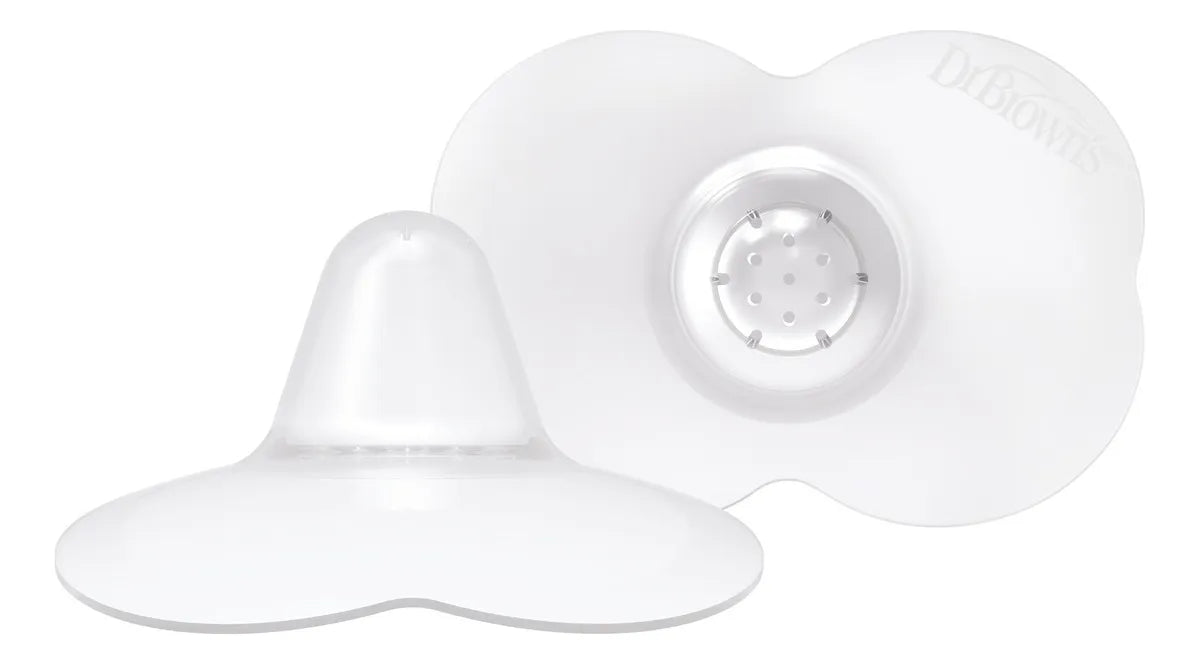 Protectores De Pezon Y Estuche Para Esterilizar T-1 Dr Brown Talla T1 20mm