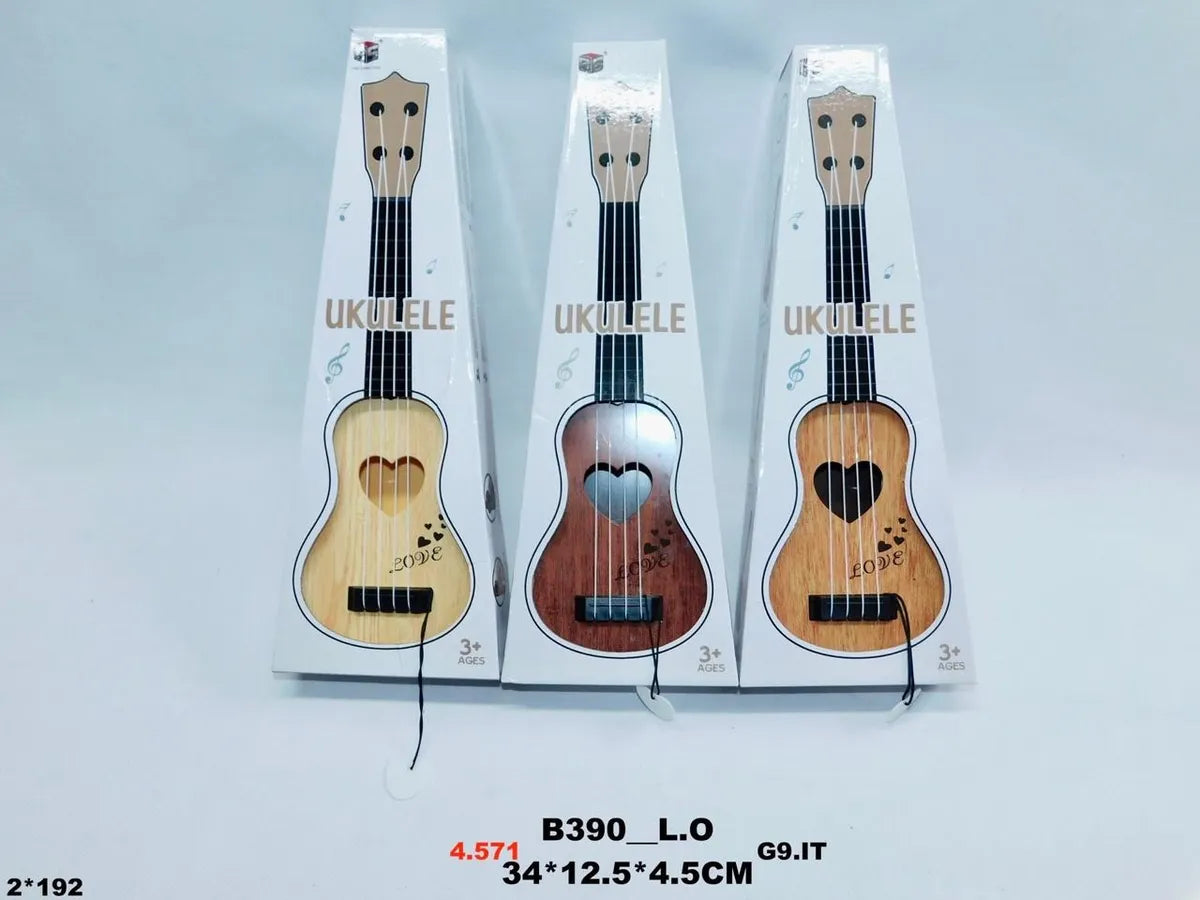 Guitarra Acústica Funcional Para Niños Pequeños Regalo - Marrón