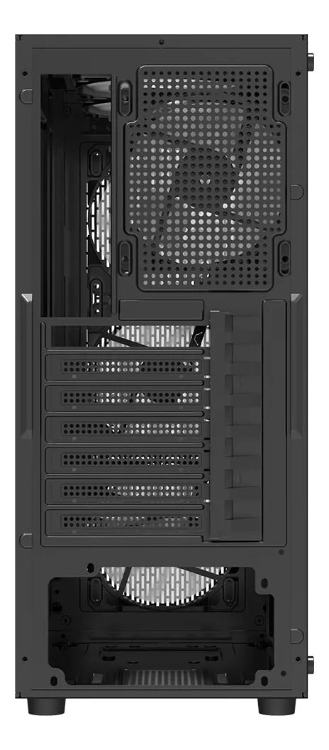 Gabinete Gamer Iceberg Flow C Dark Edition 6 Fans No Led Col Negro