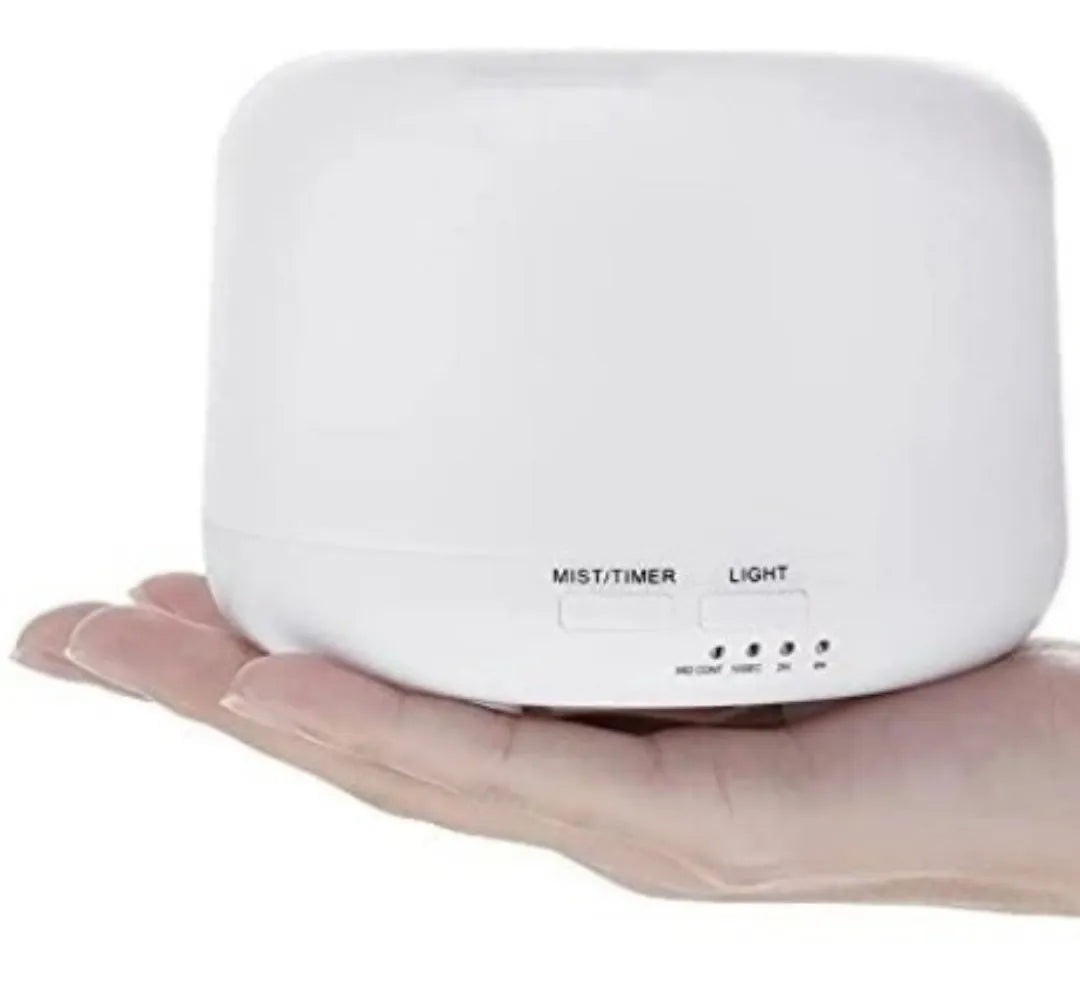 Humidificador Ultrasónico Atomizador Difusor Aroma Led300ml Blanco