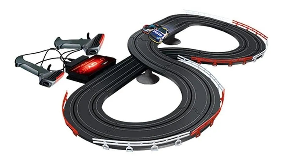 Pista Eléctrica Carreras Speed Car Control Remoto Jj.19-2 Color Negra Jj.19-2