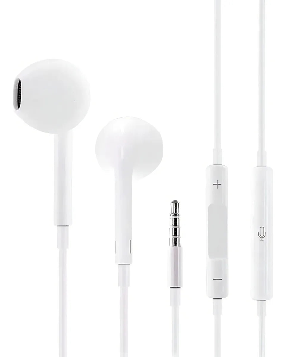 Audifonos Manos Libres Para Celular Estilo iPhone Jack 3.5