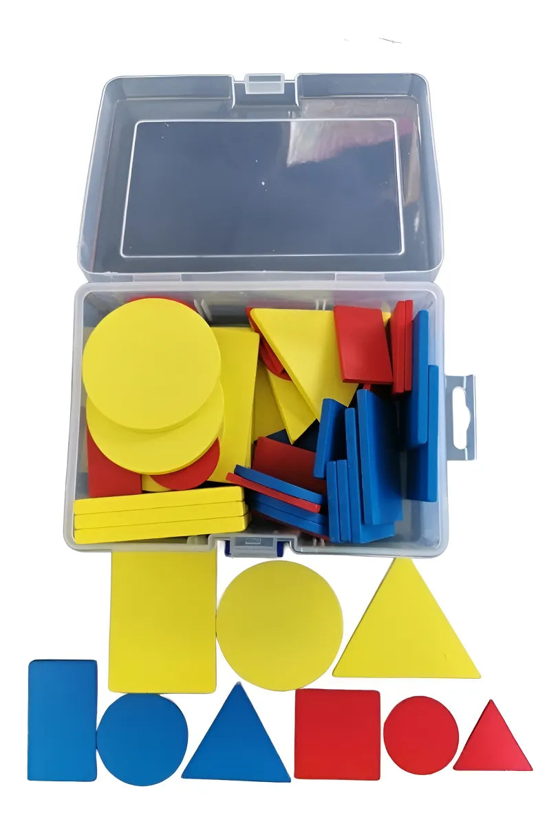 Bloques Lógicos Didácticos Madera 48 Piezas MADE JUEGO Desde 3 Años