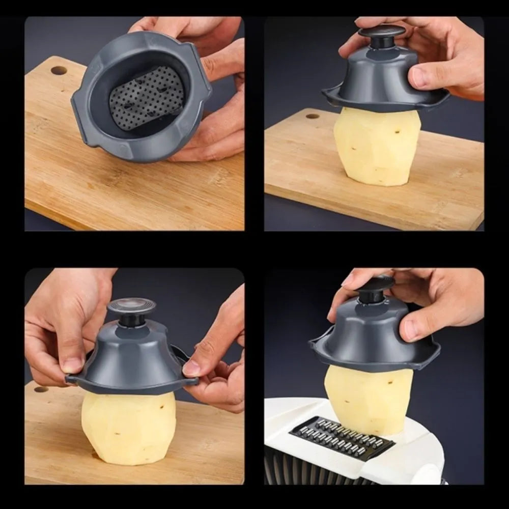Mandolina Cortador Verduras 9 En 1 Multifuncional