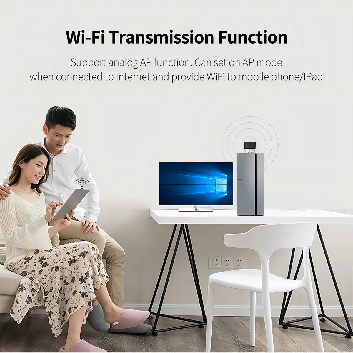 Adaptador Usb Wifi 650 Mbps Doble Banda 2.4 5.8 Ghz Comfast