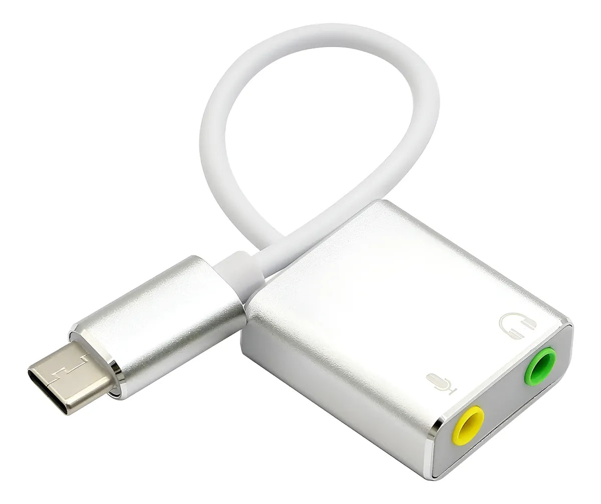 Tarjeta De Sonido Tipo C - Plug Microfono- Plug Audifonos