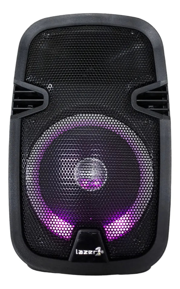 Parlante Profecional Bluetooth Usb Fm 8 Pulgadas Recargable Negro