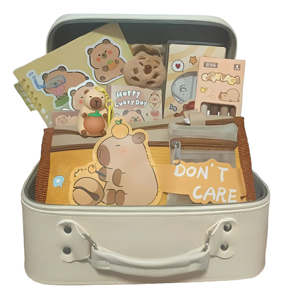 Kit Escolar Oficina Chigüiro Papelería Capibara Regalo Cumpl