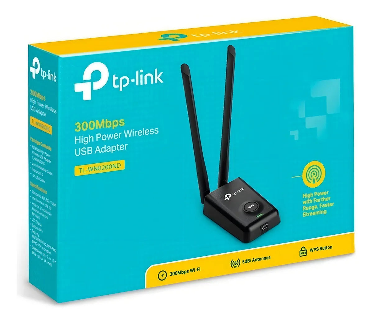 Tarjeta De Red Inalambrico Usb Tp-link Tl-wn8200nd Interfaz