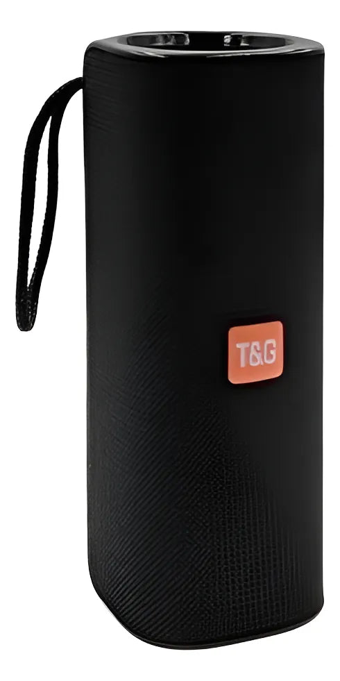 Parlante Portatil T&g Tg-531 Bluetooth Stereo Radio Fm Color Negro