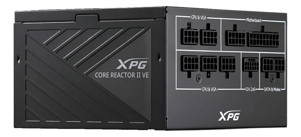 Fuente De Poder Adata Xpg Core Reactor Ii Ve 750w 80+ Gold Negro