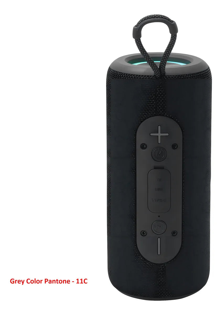 Parlante Bluetooth Tws Portatil Radio Usb Microfono Bowmann Color Negro