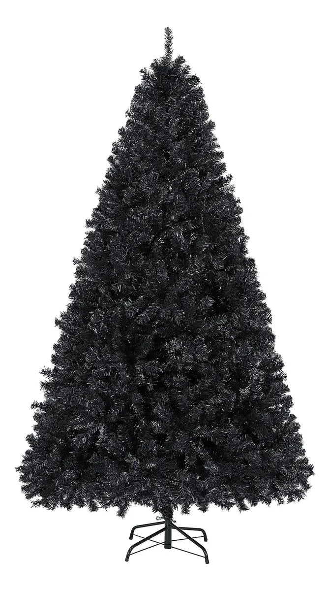 Yaheetech - Arbol De Pino Artificial De Halloween Negro De 6