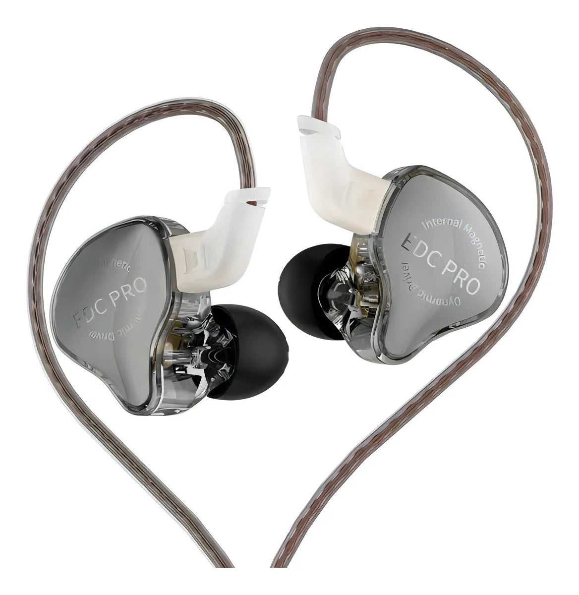 Auriculares Kz Edc Pro Stage Return color gris