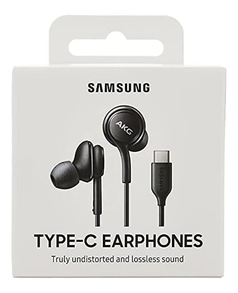 Manos Libres Samsung Akg Usb Tipoc Originales Color Negro Color de la luz Negro