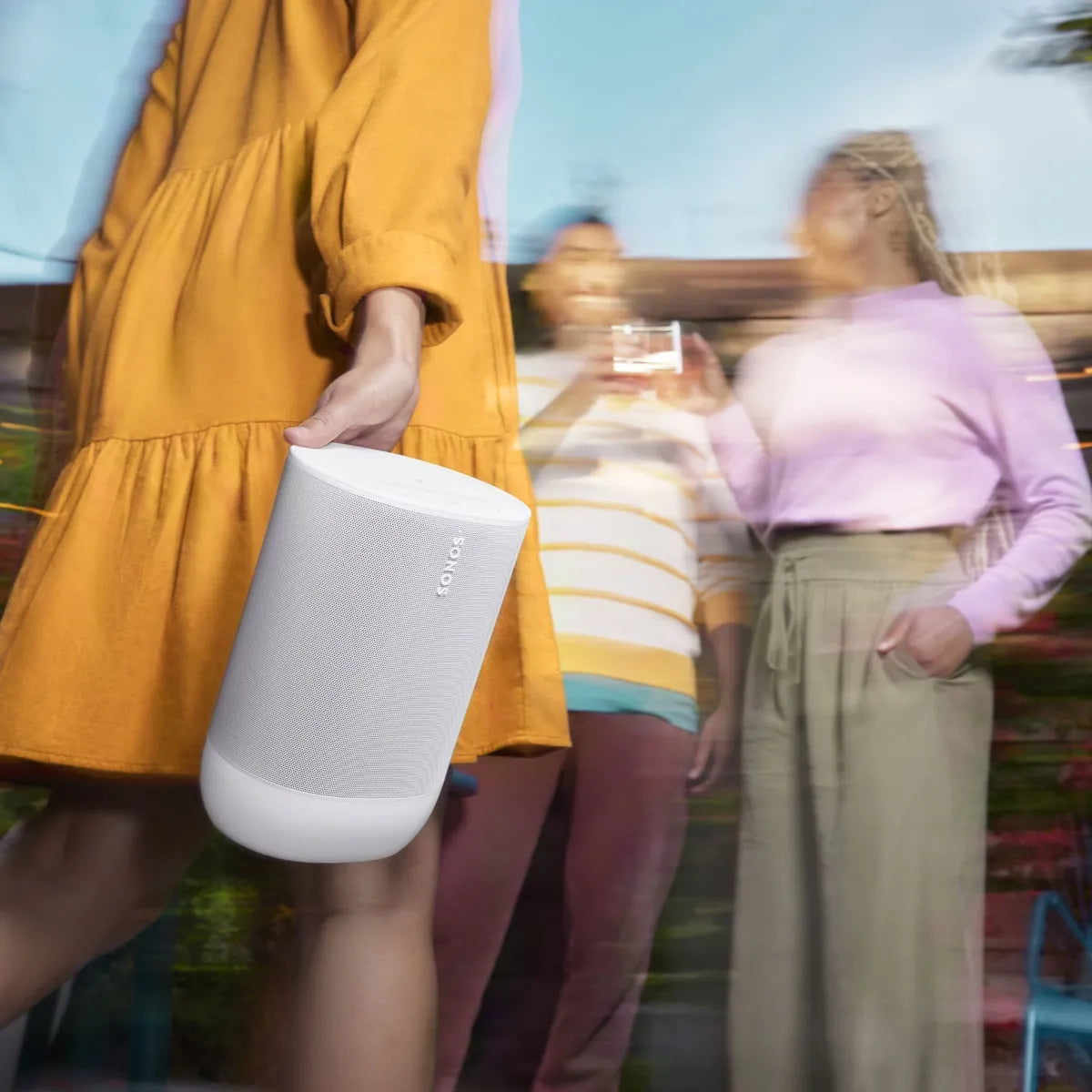 Sonos Move 2 - Parlante Portátil Con Sonido Estéreo Wifi Bt Blanco