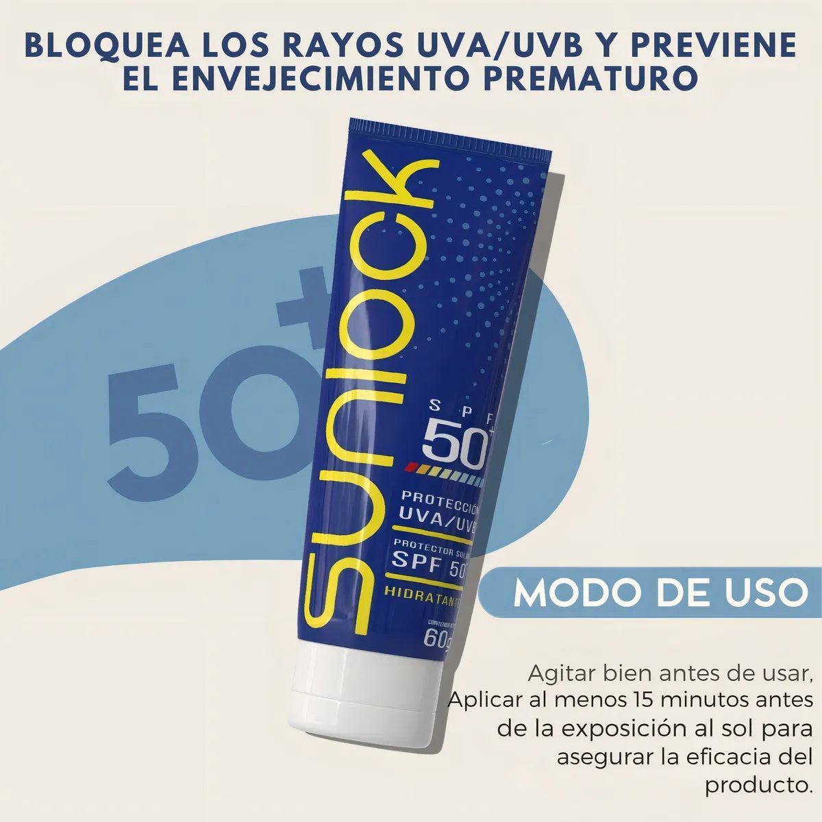 Protector Solar Cuerpo Cara Spf 50 Hidratación Proteccion Uv