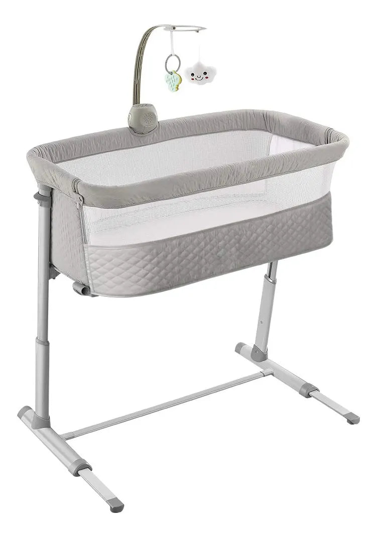 Cuna De Bebé Estilo Moisés Portátil Ajustable Lado De Cama
