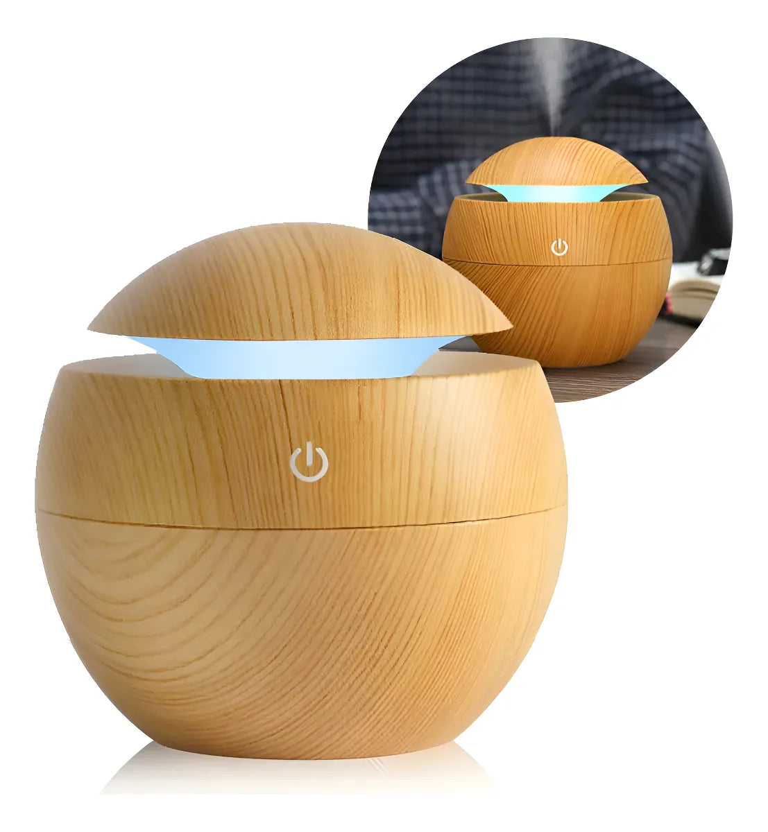 Humidificador Mini Umidificador Umidificador De Ar Mini Umid - Marrón Claro