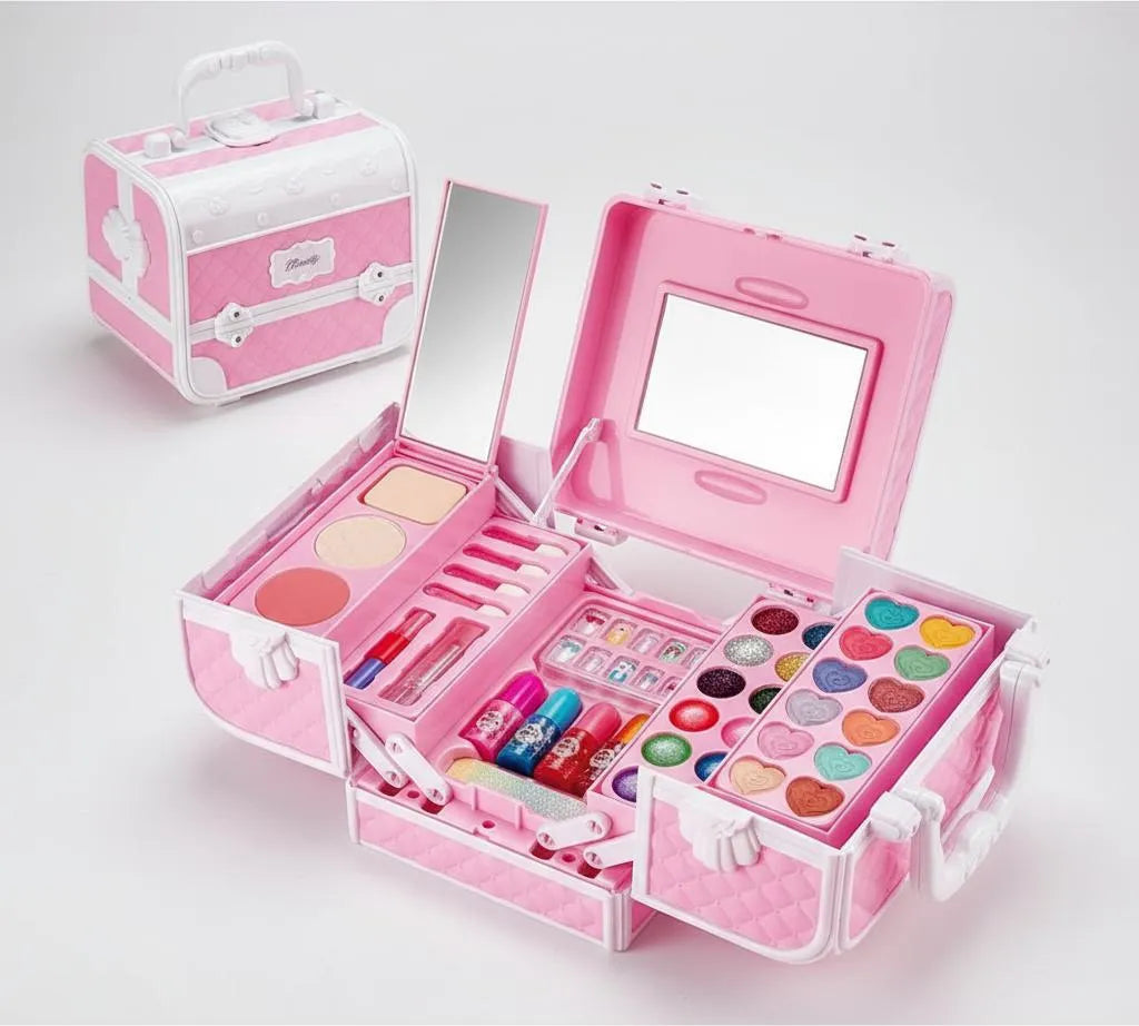 Maquillaje Para Niñas Lavable No Toxico Maleta Makeup Regalo