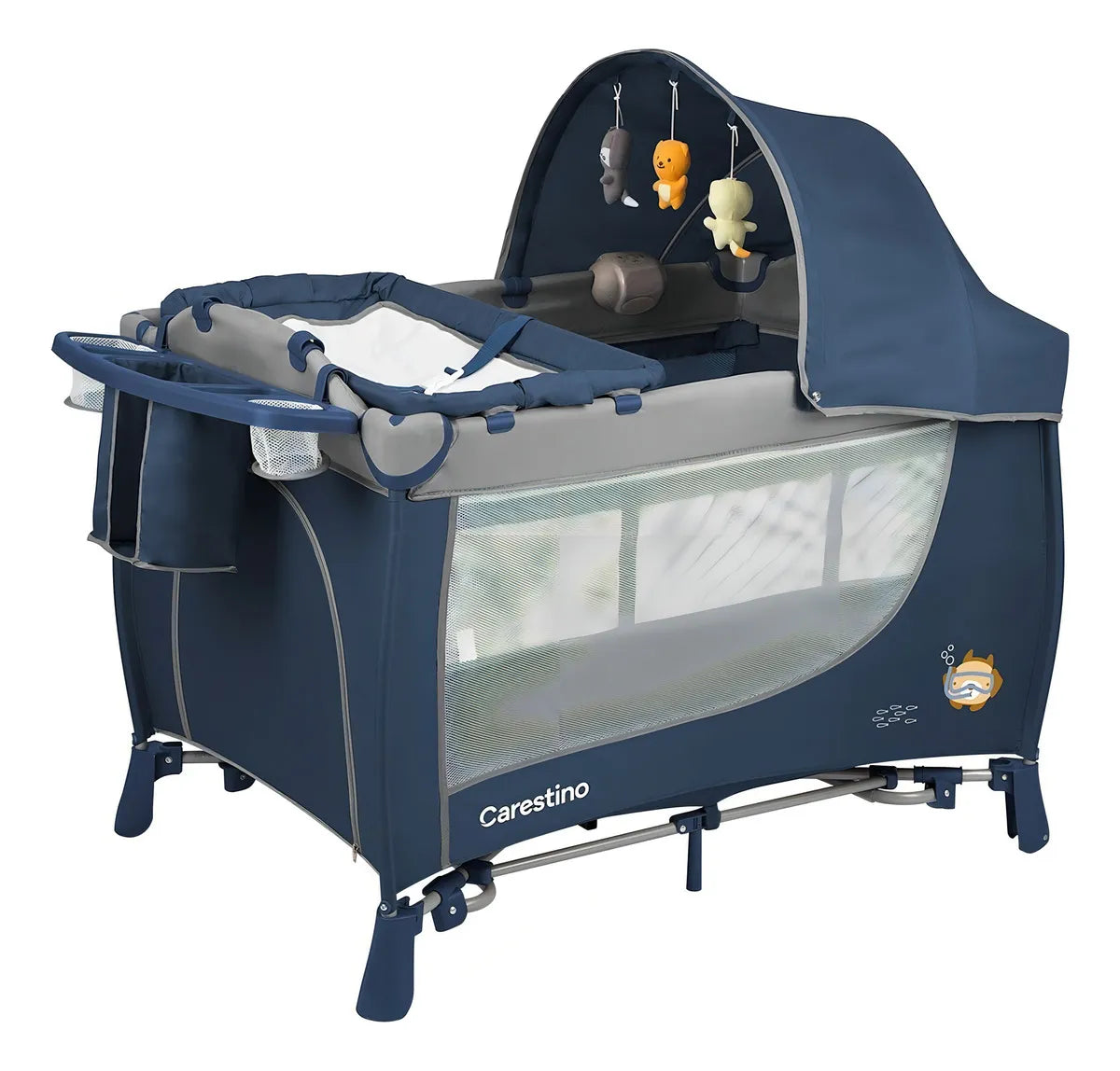 Carestino Cuna Corral Marsella Color Azul marino