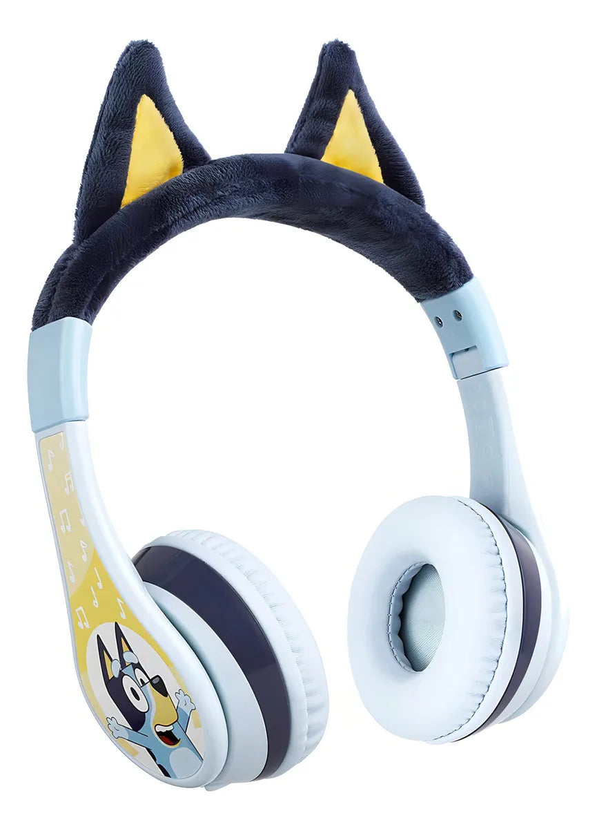 Diadema Auriculares Audifonos Bluetooth Para Niños Bluey Color Azul