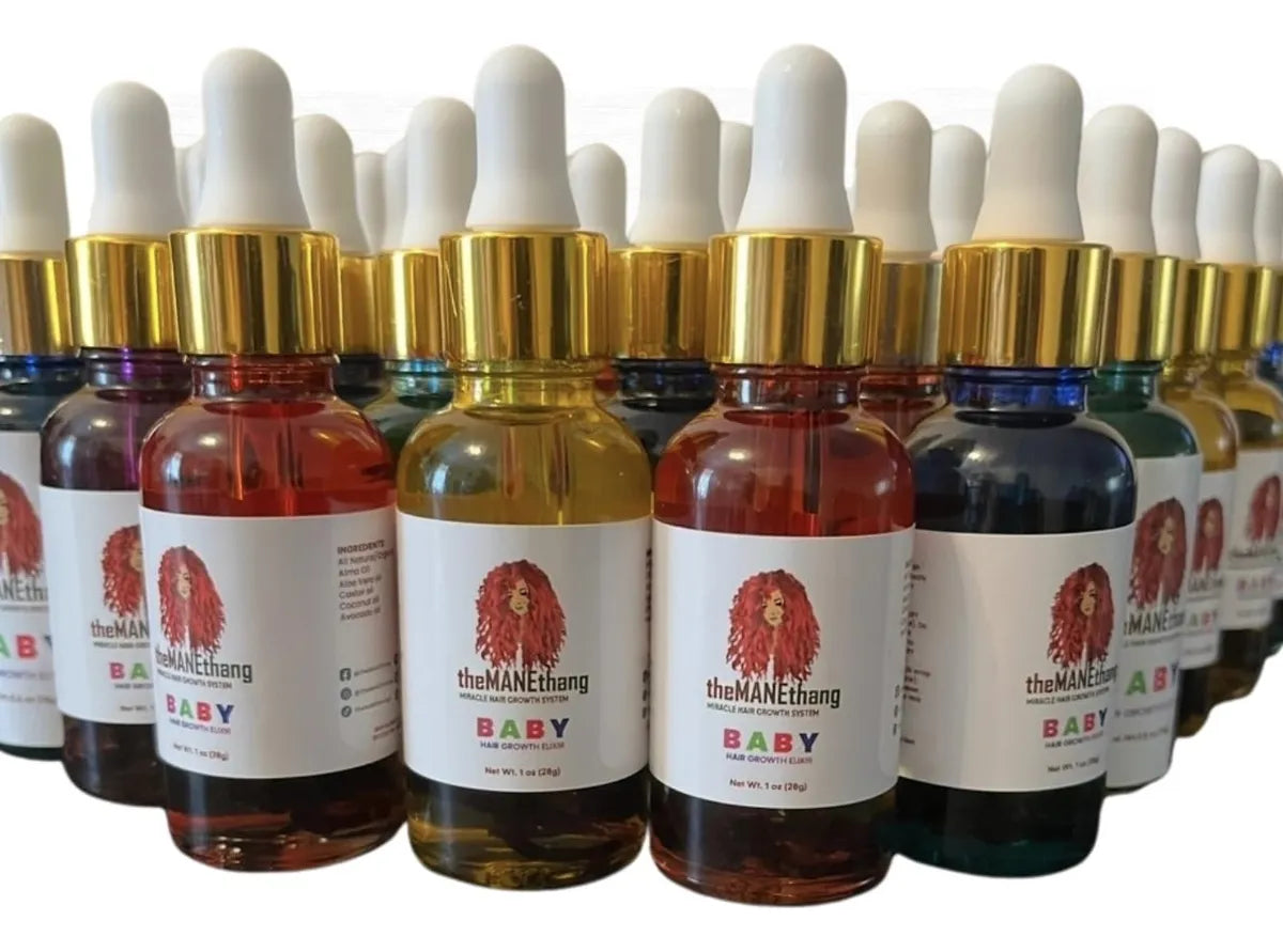 Themanethang Aceite Para El Crecimiento Del Cabello Del Beb.